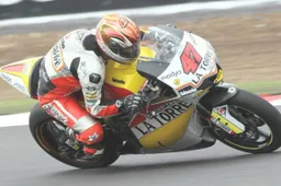 Moto2: Damian Cudlin con la Bimota del team SAG