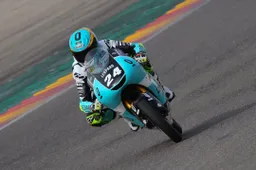 CEV Moto3, Aragón: Prima vittoria per Artigas, Pizzoli sul podio