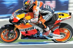 MotoGP Laguna Seca Prove 2: Pedrosa OK, caduta per Rossi