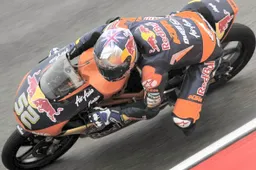 Moto3 Aragon Warm Up: doppietta KTM su pista asciutta