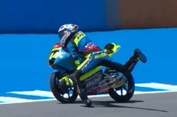 Moto3 David Munoz atterraggio d'emergenza, addio GP di casa