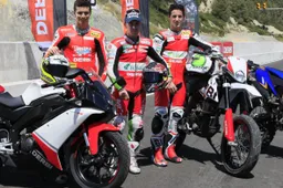 125cc: i piloti Derbi alla presentazione dei modelli 2009