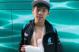 Moto3, Misano: Ayumu Sasaki riporta la frattura del polso sinistro