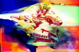 Ducati Art, stampe dedicate a Valentino Rossi