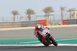 MotoGP Losail Prove 2: 1-2 Ducati con Dovizioso e Petrucci, 3° Rins