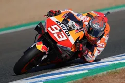 MotoGP: Marc Márquez si ferma, il GP d'Andalucía è concluso