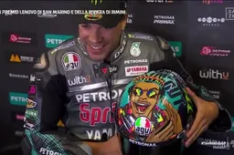 MotoGP, Misano: Il 'casco dell'uguaglianza' di Franco Morbidelli