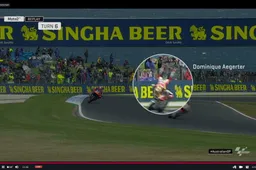 VIDEO Moto2: Che salvataggio 'in verticale' di Aegerter!