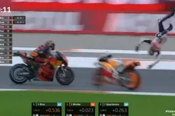 VIDEO MotoGP: Che botto per Alex Márquez, in dubbio per il ValenciaGP