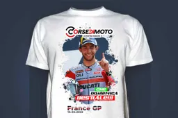 Enea Bastianini, terno a Le Mans: vinci la nostra t-shirt