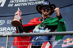 MotoGP, Di Giannantonio: che sofferenza il primo podio col team VR46