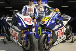MotoGP: svelati i colori 2010 del Fiat Yamaha Team