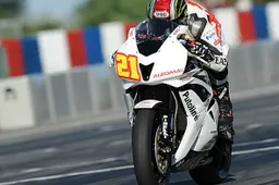 Superstock 600: Florian Marino in azione nell'IDM Supersport