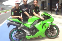 Supersport: i piloti del team MAHI Kawasaki in India al BIC