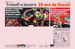 La Superbike torna in prima pagina su La Gazzetta dello Sport