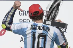 Valentino Rossi: "Diego Armando Maradona nell'elite di tutti gli sport"