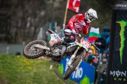 Mattia Guadagnini con Husqvarna Motorcycles nella EMX250 nel 2020
