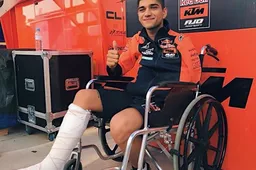 Jorge Martin: In Moto2 esordio col botto, fratture multiple