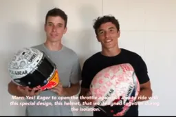MotoGP, Alex e Marc Marquez a Jerez con un casco speciale