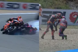 MotoGP, scintille Miller-Morbidelli dopo l'incidente: "Non volevo picchiarlo"