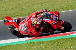 MotoGP Misano, Prove 3: Ducati Team su Quartararo, tanti giri cancellati