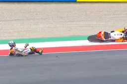 MotoGP, Joan Mir: caduta e lesione, addio al GP Mugello