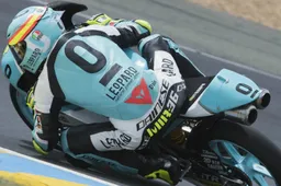 Moto3 Le Mans Warm Up Zampata di Joan Mir