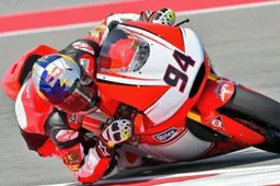 Moto2 Austin Warm Up: Folger primo con scivolata