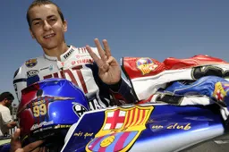 MotoGP: ecco Jorge Lorenzo vestito con i colori FC Barcelona