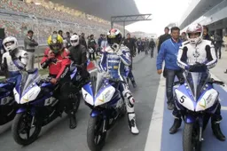 Jorge Lorenzo alla scoperta del tracciato di Nuova Delhi