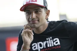 MotoGP, Jorge Martin ammette: "Avevo paura di venire all'Aprilia All Stars"