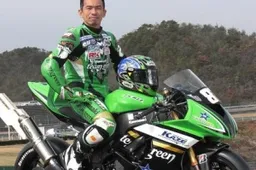 Kawasaki Team Green prova ad Autopolis con Yanagawa