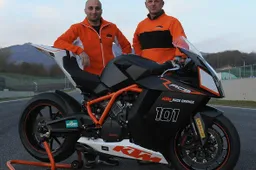 CIV Superbike: test per Lorenzo Lanzi e la KTM del team Caracchi