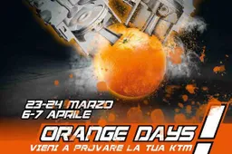 KTM Orange Days il 23-24 marzo e 6-7 aprile