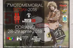 Motomemorial Sic Day, alle porte la settima edizione