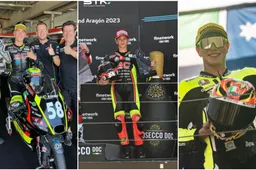 JuniorGP Aragon: ripartenza sul podio per Lunetta, Pini e Surra
