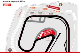 MotoGP Decise modifiche al Montmeló: via di fuga più ampia alla curva 12 e nuovo asfalto