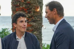 MotoGP, Marc Marquez in Costa Brava: ospite d'onore di Rafa Nadal