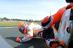 MotoGP Le Mans: Marc Marquez, ritorno con caduta nelle Prove 1