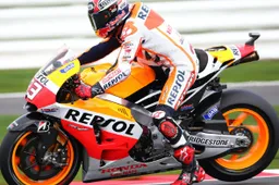 MotoGP Silverstone Prove 3: Marquez 1° con scivolata