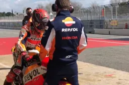 MotoGP: Marc Márquez gira a Barcellona con una RC213V-S