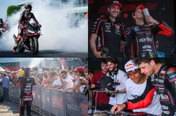 MotoGP, Bezzecchi pilota e dj a Misano: show all'Aprilia All Stars
