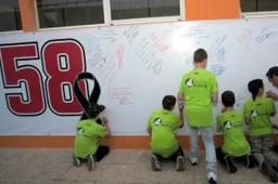 MotoGP: i primi messaggi, ricordi per Simoncelli a Valencia