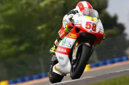 250cc Le Mans Warm Up: duello tra Simoncelli e Aoyama