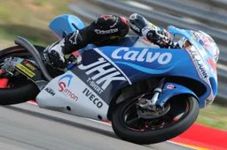 Moto3 Aragon Warm Up: Vinales leader con scivolata