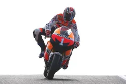 Mick Doohan in sella alla Honda MotoGP a Phillip Island
