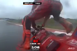 MotoGP Austin: Morbidelli danza nella pioggia, cadono Marquez e Bezzecchi