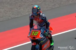 Moto3 Indonesia: ruggito Moreira, l'erede di Barros in trionfo