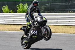 Moto2 Nicolò Bulega prova la KALEX Sky-VR46 a Misano