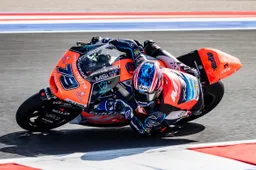 Moto2 Misano: gioia Boscoscuro con il nuovo leader Ai Ogura, 3° Arbolino